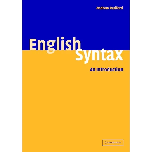English Syntax: An Introduction