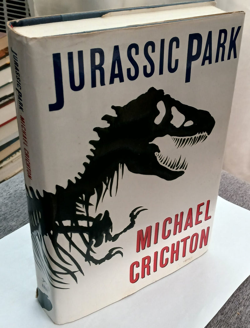Jurassic Park by Michael Crichton -Hardcover – 1st Edition November 7, 1990