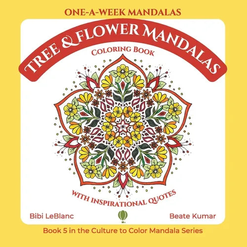 One-A-Week Tree & Flower Mandalas - Paperback