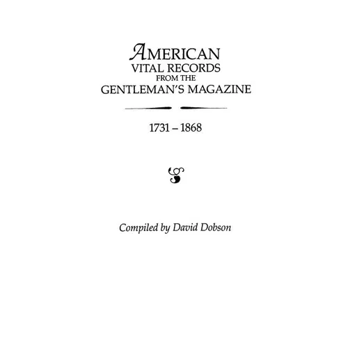 American Vital Records from the 