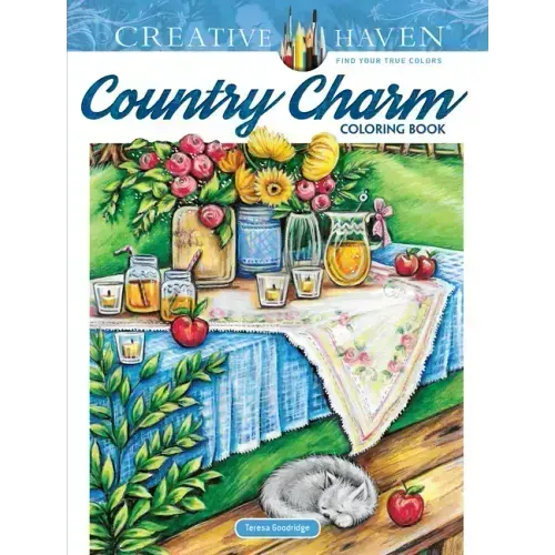 Creative Haven Country Charm Coloring Book - Paperback