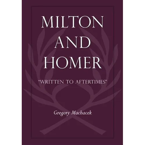 Milton and Homer: 