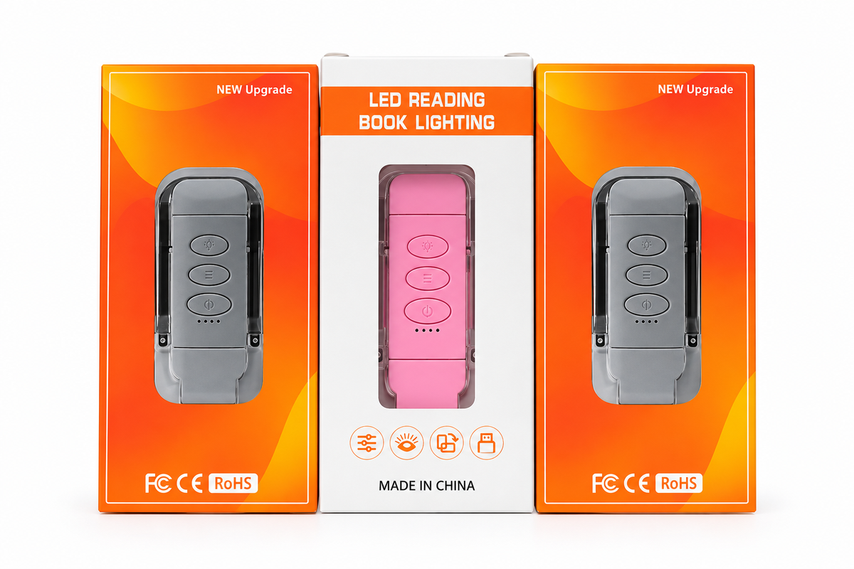 Reading Light for Bed: USB Rechargeable LED Mini Book Reading Light Dimmable Night Lights Clip Portable