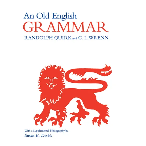 An Old English Grammar - Paperback