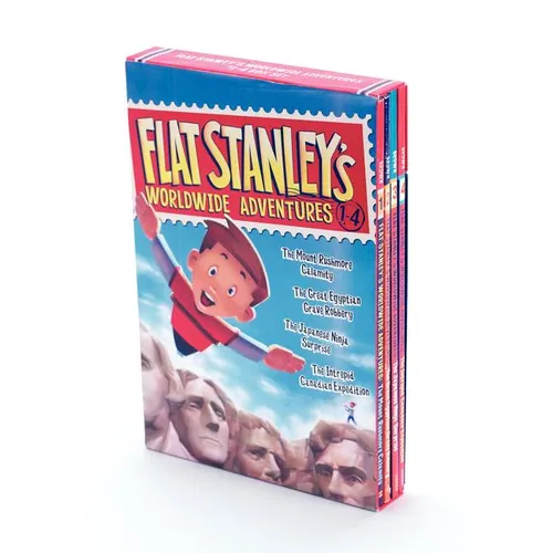 Flat Stanley's Worldwide Adventures #1-4 - Boxed Set