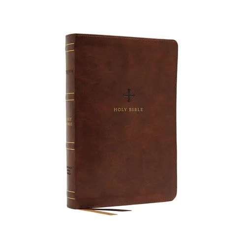 Nrsv, Catholic Bible, Standard Large Print, Leathersoft, Brown, Comfort Print: Holy Bible - Imitation Leather