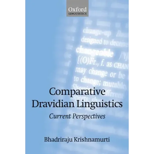 Comparative Dravidian Linguistics: Current Perspectives - Hardcover