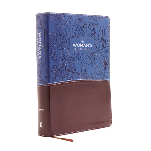 NIV, the Woman's Study Bible, Imitation Leather, Blue/Brown, Full-Color: Receiving God's Truth for Balance, Hope, and Transformation - Imitation Leather