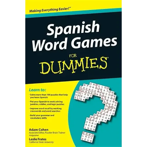 Spanish Word Games for Dummies - Paperback
