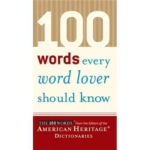 100 Words Every Word Lover Should Know - Paperback