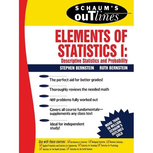 Schaum's Outline of Elements of Statistics I: Descriptive Statistics and Probability - Paperback