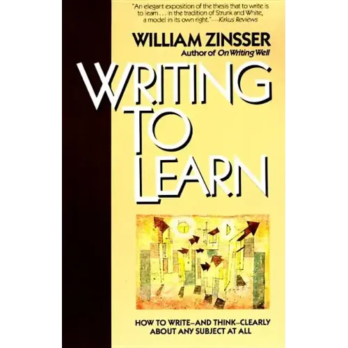 Writing to Learn - Paperback