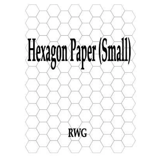 Hexagon Paper (Small): 50 Pages 8.5