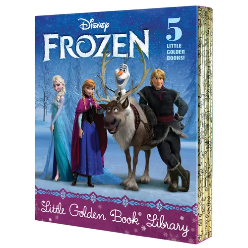 Frozen Little Golden Book Library (Disney Frozen): Frozen; A New Reindeer Friend; Olaf's Perfect Day; The Best Birthday Ever; Olaf Waits for Spring