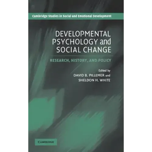 Developmental Psychology and Social Change - Hardcover