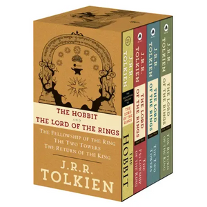J.R.R. Tolkien 4-Book Boxed Set: The Hobbit, The Fellowship of the Ring, The Two Towers, The Return of the King - Boxed Set