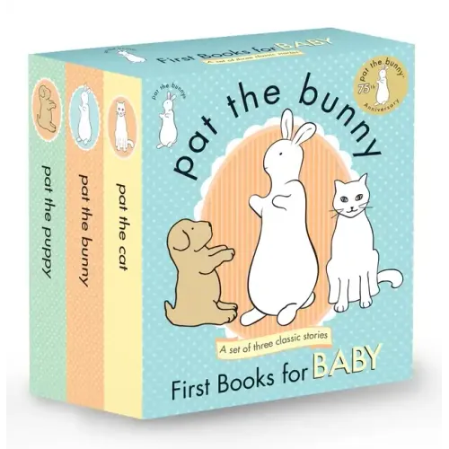 Pat the Bunny: First Books for Baby (Pat the Bunny): Pat the Bunny; Pat the Puppy; Pat the Cat - Paperback