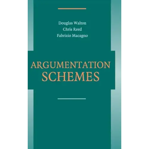 Argumentation Schemes - Hardcover