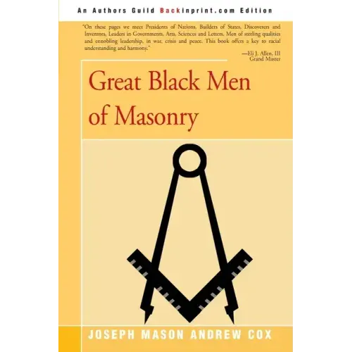 Great Black Men of Masonry - Paperback