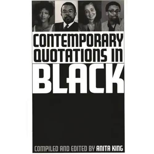 Contemporary Quotations in Black - Hardcover