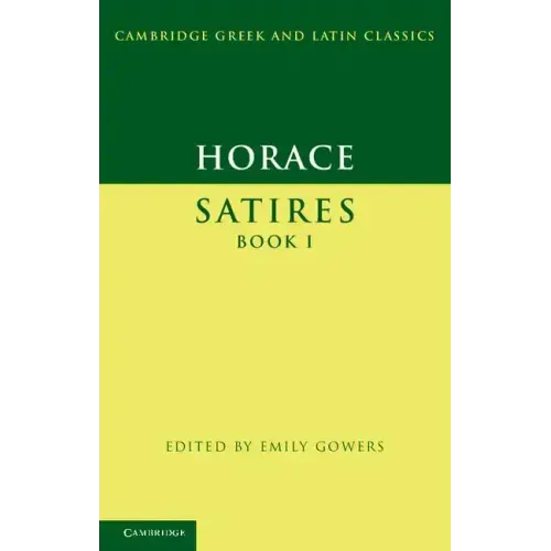 Horace: Satires Book I - Paperback