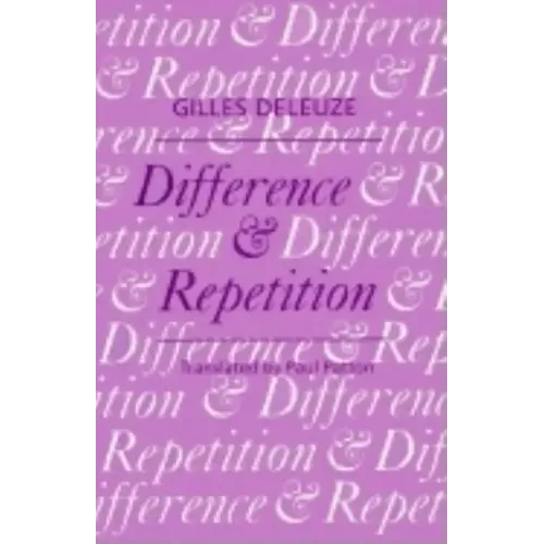 Difference and Repetition - Hardcover