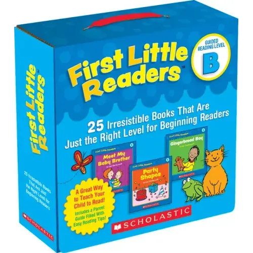 First Little Readers Parent Pack: Guided Reading Level B: 25 Irresistible Books That Are Just the Right Level for Beginning Readers - Boxed Set