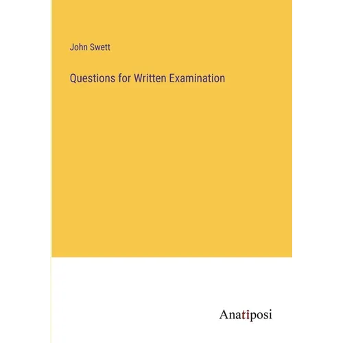 Questions for Written Examination - Paperback