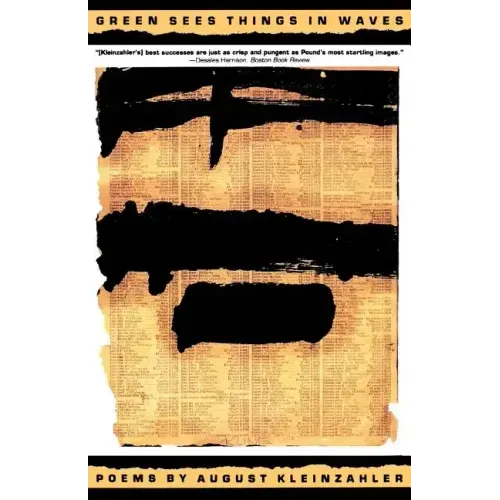 Green Sees Things in Waves: Poems - Paperback