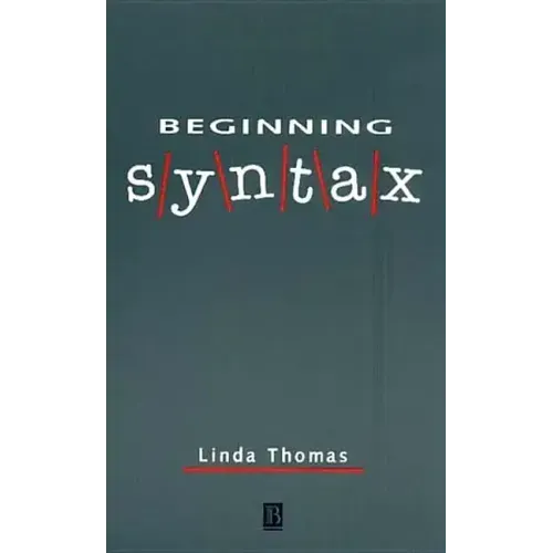 Beginning Syntax - Paperback