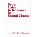 From Latin to Romance in Sound Charts
