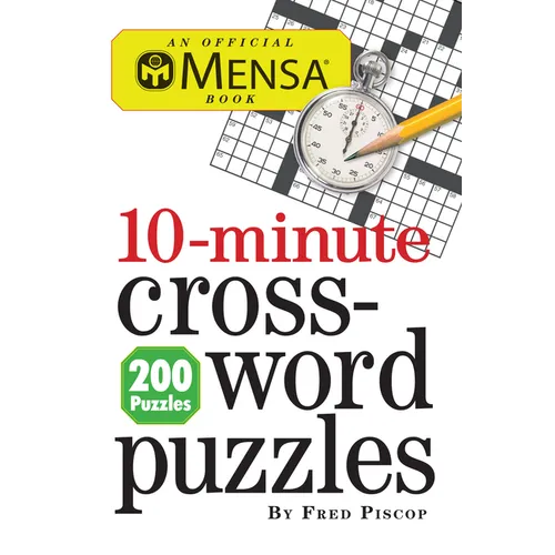 Mensa 10-Minute Crossword Puzzles - Paperback