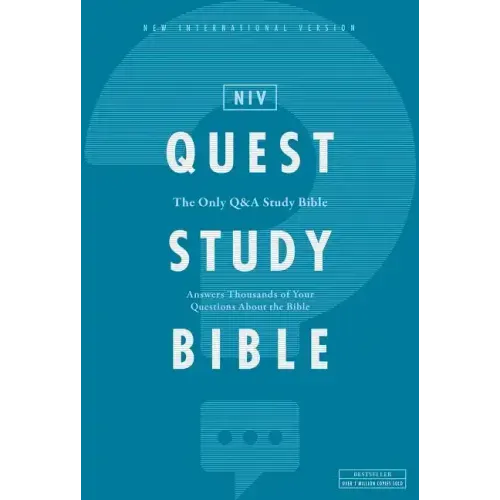Niv, Quest Study Bible, Hardcover, Comfort Print: The Only Q and A Study Bible - Hardcover