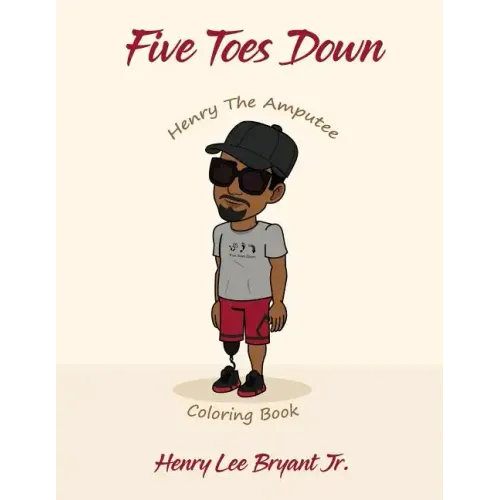 Five Toes Down Henry the Amputee Coloring Book - Paperback
