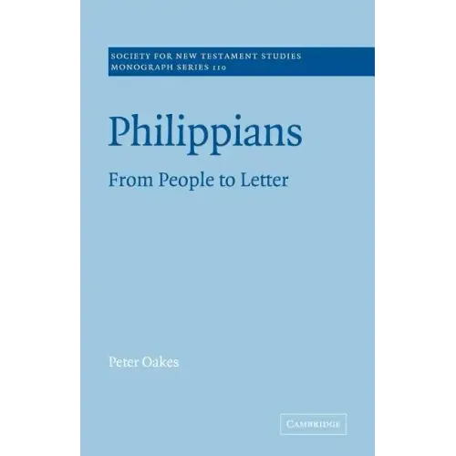 Philippians: From People to Letter - Paperback