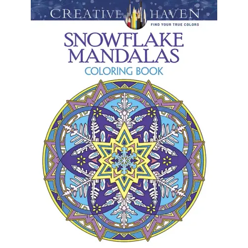 Creative Haven Snowflake Mandalas Coloring Book - Paperback