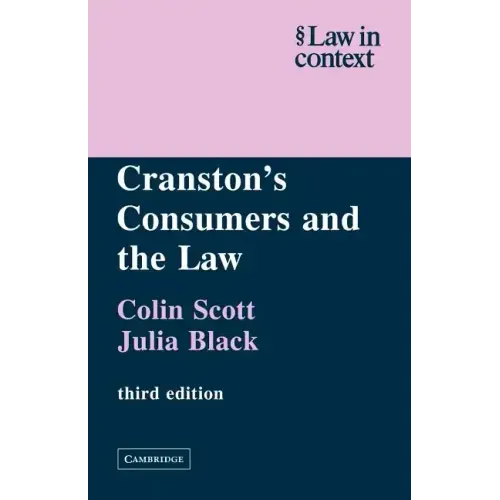 Cranston's Consumers and the Law - Paperback