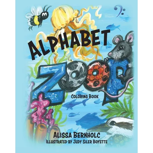 Alphabet ZooP Coloring Book: Zoological Poetry From A to Z - Paperback