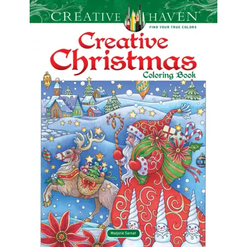 Creative Haven Creative Christmas Coloring Book - Paperback