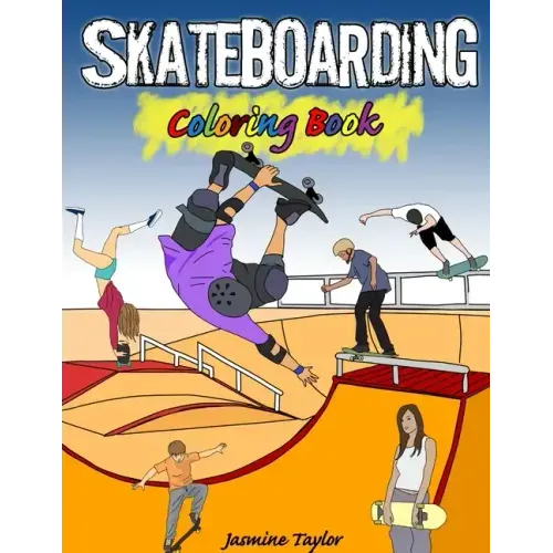 Skateboarding Coloring Book - Paperback