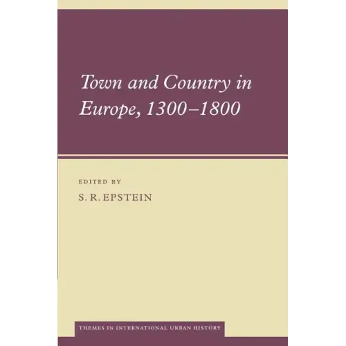 Town and Country in Europe, 1300 1800 - Paperback