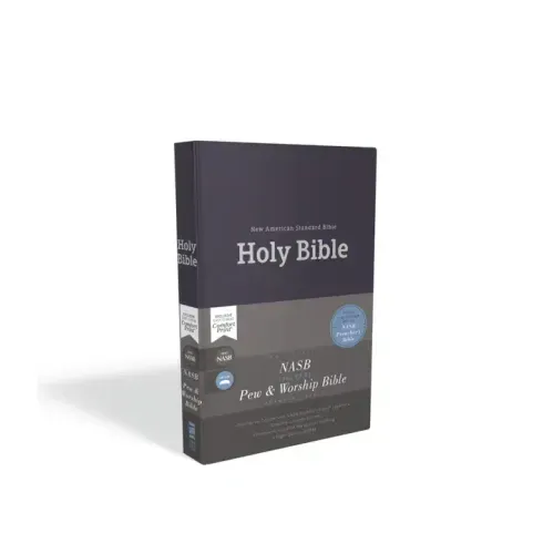 Nasb, Pew and Worship Bible, Hardcover, Blue, 1995 Text, Comfort Print - Hardcover