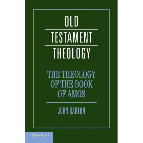 The Theology of the Book of Amos - Paperback