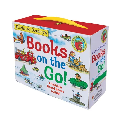 Richard Scarry's Books on the Go: 4 Board Books