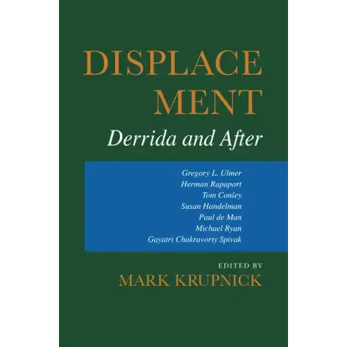 Displacement: Derrida and After - Hardcover