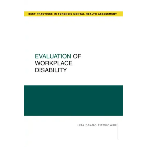 Evaluation of Workplace Disability - Paperback