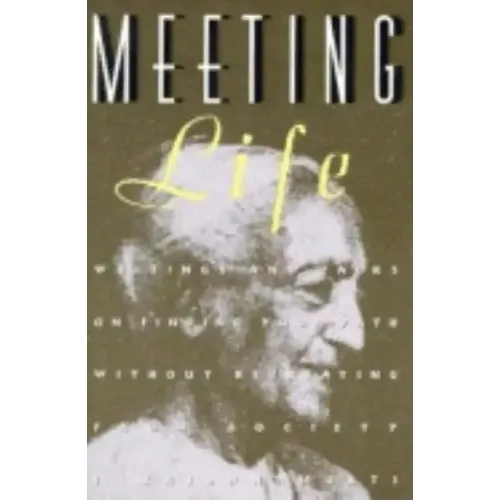 Meeting Life: Writings and Talks on Finding Your Path Without Retreating from Society - Paperback