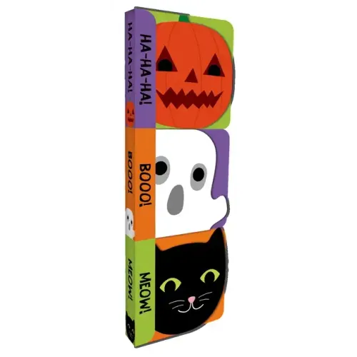 Chunky Pack: Halloween: Ha-Ha-Ha!, Booo!, and Meow! - Board Book
