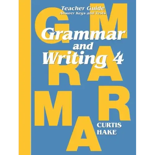 Grammar & Writing Teacher Edition Grade 4 2014 - Paperback