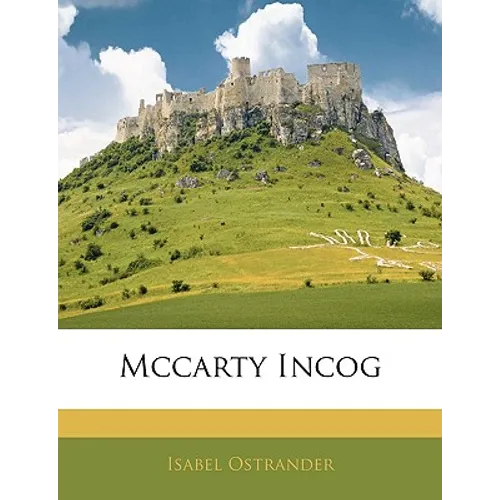 McCarty Incog - Paperback